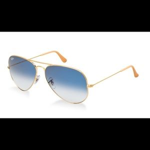 RAY BAN AVIATOR GRADIENT SUNGLASSES
